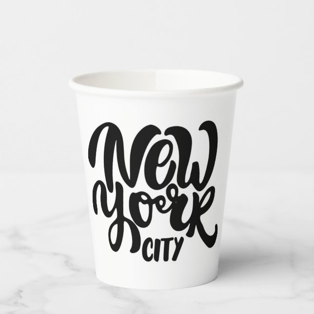 Gobelets En Papier Style New York (Gauche)