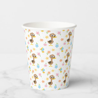 Gobelets En Papier Super simple | 5 Baby shower Garçon Petit Canards