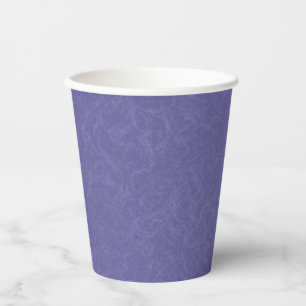 Gobelets En Papier Surface texturée violette à motif tourbillonnant