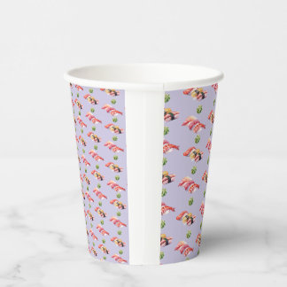 Gobelets En Papier sushi japonais et tasses de papier nigiri