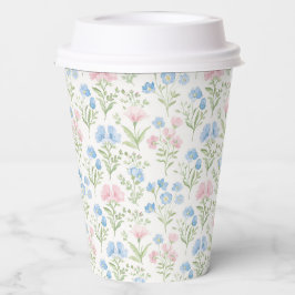Gobelets En Papier Sweet Grandmillennial Floral