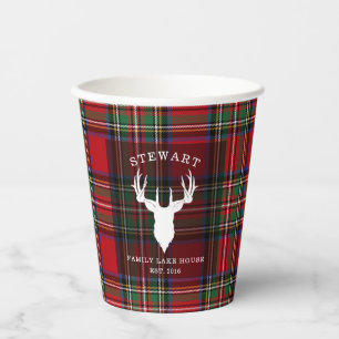 Gobelets En Papier Tartan Clan Stewart Famille Lake House