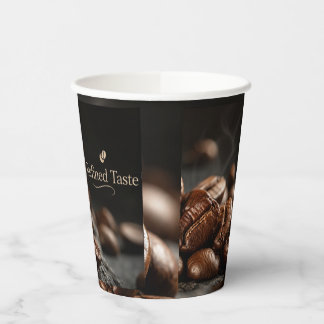 Gobelets En Papier Tasse à café Couple Coucher de Soleil Romantique |