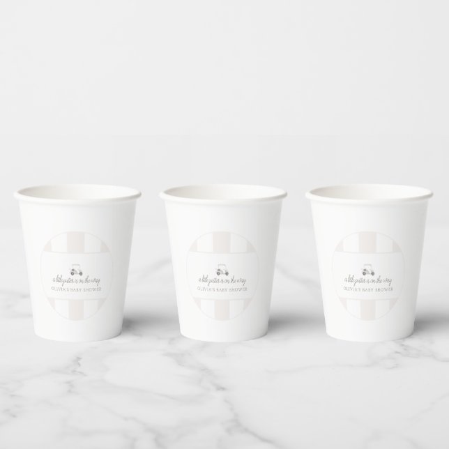 Gobelets En Papier Tasse à papier neutre GOLF CART (Multi)