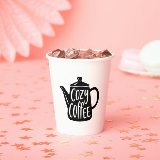 Gobelets En Papier Tasse de Café Confortable