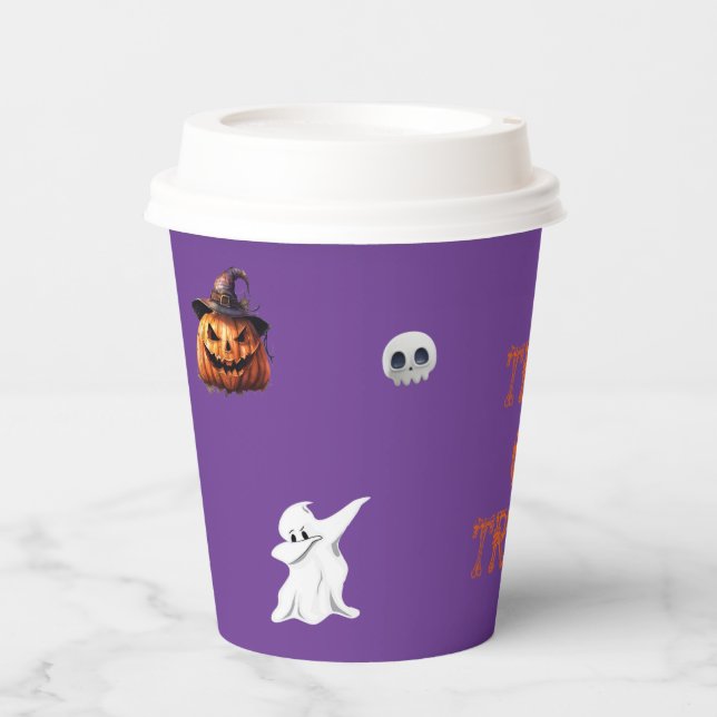 Gobelets En Papier Tasse de papier à coller ou à traiter (Recto)