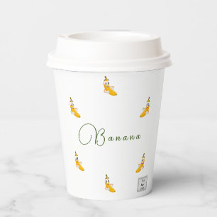 Gobelets En Papier Tasse en papier bananier