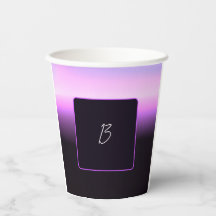 Tasse en papier Lavande Sunset