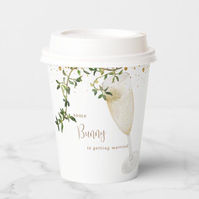Gobelets En Papier Tasse en papier Mariage Champagne (Recto)