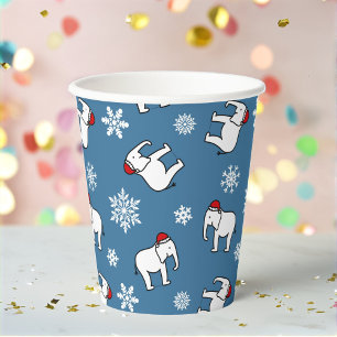 Gobelets En Papier Tasse en papier pour fête de l'éléphant blanc de N