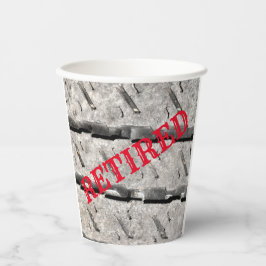 Gobelets En Papier Tasses à papier de la partie de la retraite La Per