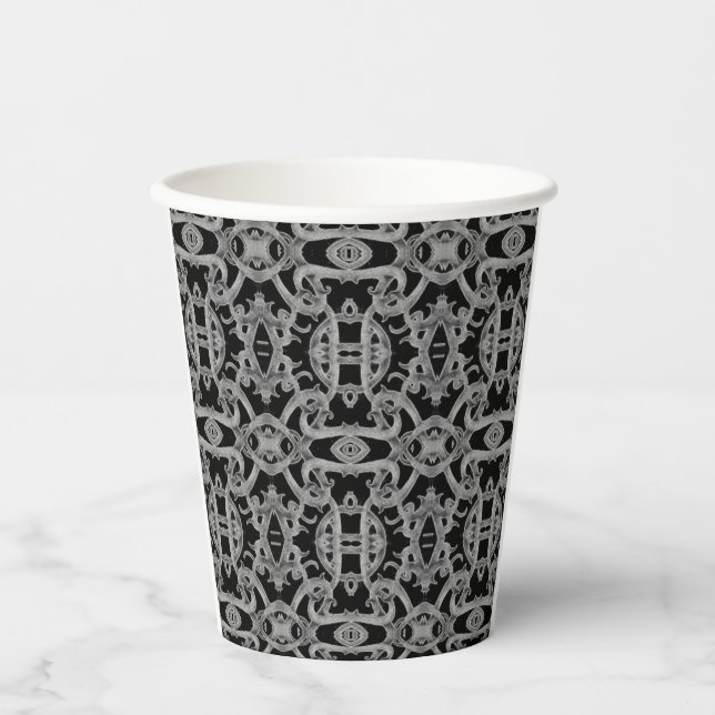 Gobelets En Papier Tasses à papier GOTHIQUE (Recto)