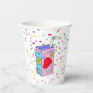 Gobelets En Papier Tasses de fête aux larmes MAGA