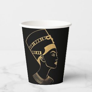 Gobelets En Papier tasses en papier d'art de pharaon égyptien