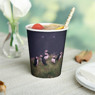 Gobelets En Papier Tasses en papier de macareux de l'Atlantique