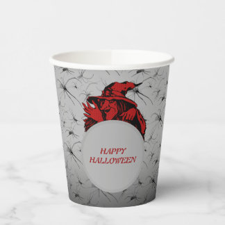 Gobelets En Papier Tasses en papier de sorcière Halloween