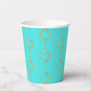 Gobelets En Papier Tasses en papier "Golden Charms" 8 oz.