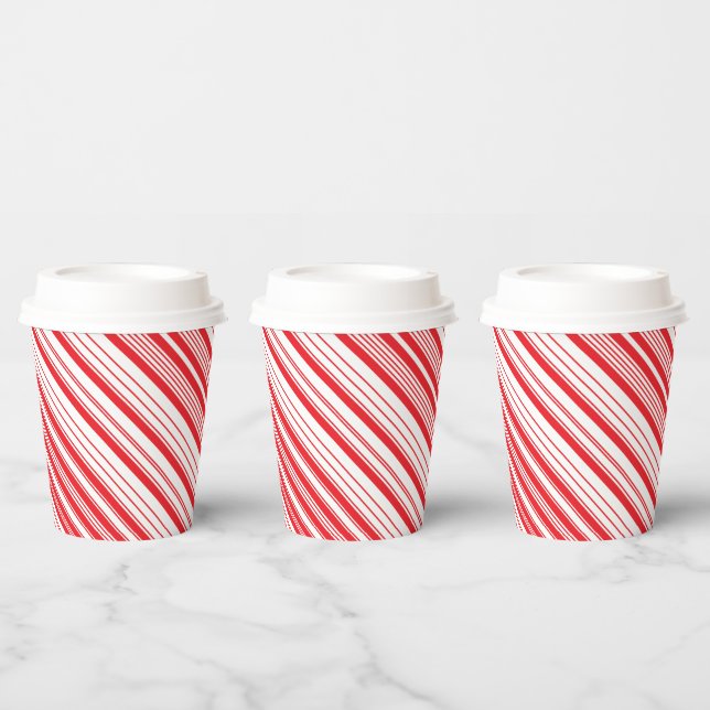 Gobelets En Papier Tasses en papier menthe à poivre (Multi)