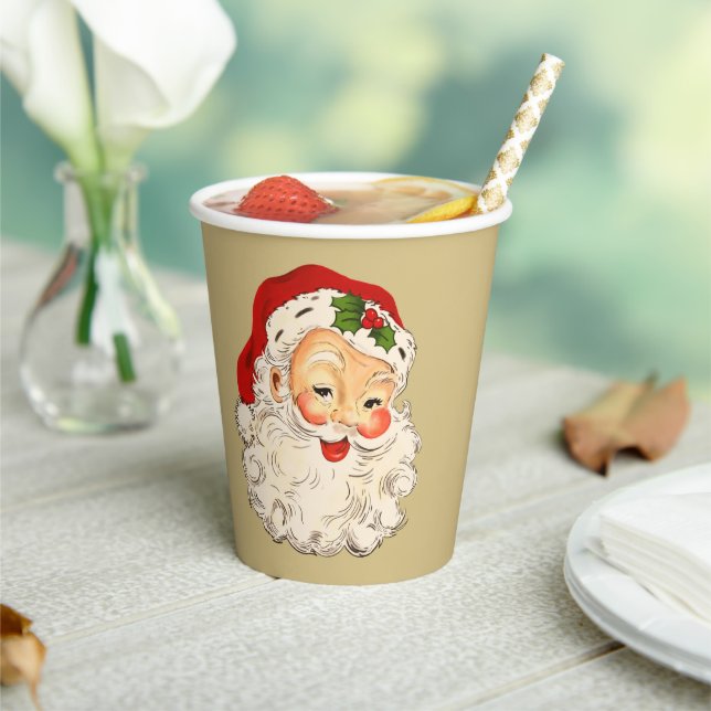 Gobelets En Papier Tasses en papier père Noël No 2 (Insitu)