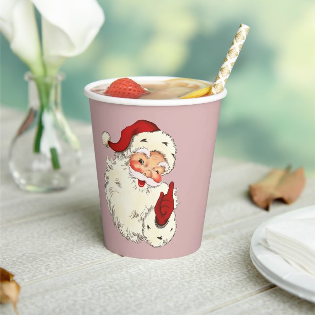 Gobelets En Papier Tasses en papier père Noël no 4 (Insitu)