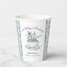 Gobelets En Papier Tea Cup Tea Party Baby shower