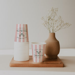Gobelets En Papier Tennis Country Club Enterrement de vie de jeune