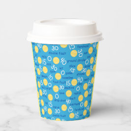 Gobelets En Papier Termes de tennis
