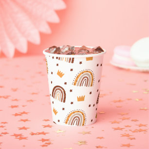 Gobelets En Papier Terracotta Arc En Ciel Mme Onederful Anniversaire