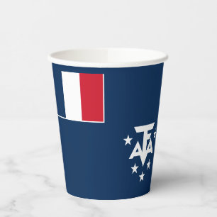 Gobelets En Papier Terres australes et antarctiques françaises