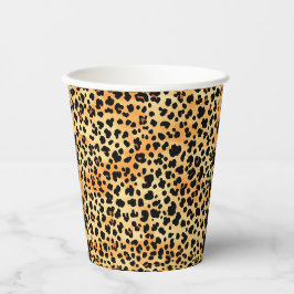 Gobelets En Papier Tiger Print Paper Cup