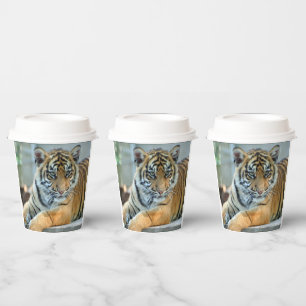 Gobelets En Papier Tigre 034