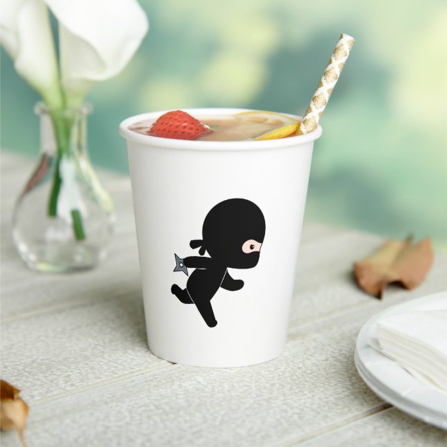 Gobelets En Papier Tiny Ninja Courir (Insitu)