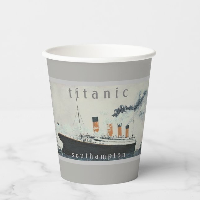 Gobelets En Papier Titanic (Recto)