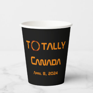 Gobelets En Papier Total Canada 2024 Éclipse solaire