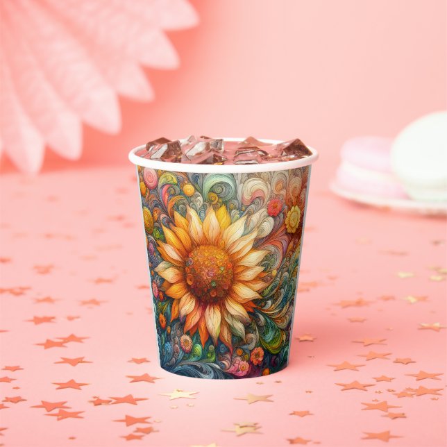Gobelets En Papier Tournesol Dreams (Insitu)