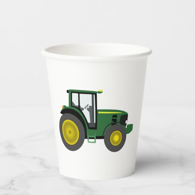 Gobelets En Papier tracteur (Recto)