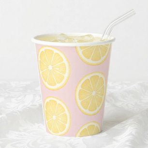 Gobelets En Papier Tranche de citron