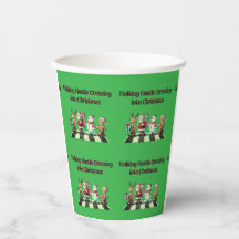 Traversée de l'estomac de Noël en tasses de papier