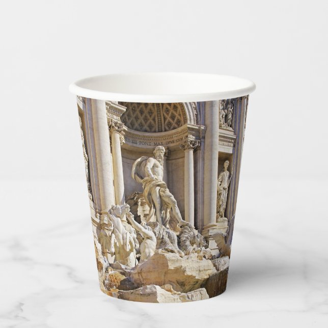 Gobelets En Papier Trevi fountain (Recto)