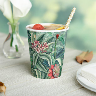 Gobelets En Papier Tropiques fantastiques Rainforest Paradise