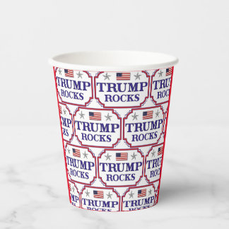 Gobelets En Papier Trump Rocks - Coupes de papier