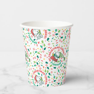 Gobelets En Papier Un clin d'oeil à Noël Motif
