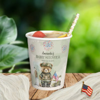Un Petit Soldat Boy Teddy Bear Baby shower