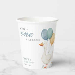 Gobelets En Papier Un sot Goose Boy 1er anniversaire