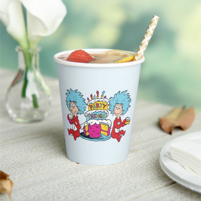 Gobelets En Papier Une chose Deux choses du parti (Insitu)