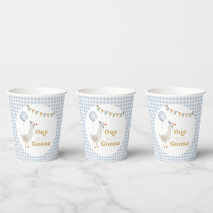 Gobelets En Papier Une oie sotte 1er anniversaire
