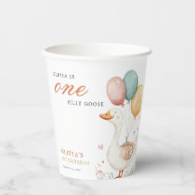 Une oie sotte 1ère fête d'anniversaire