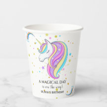 Unicorne modifiable fête d'anniversaire