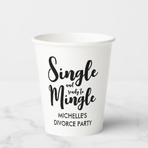 Gobelets En Papier Unique et prêt à mélanger la coutume du parti de d