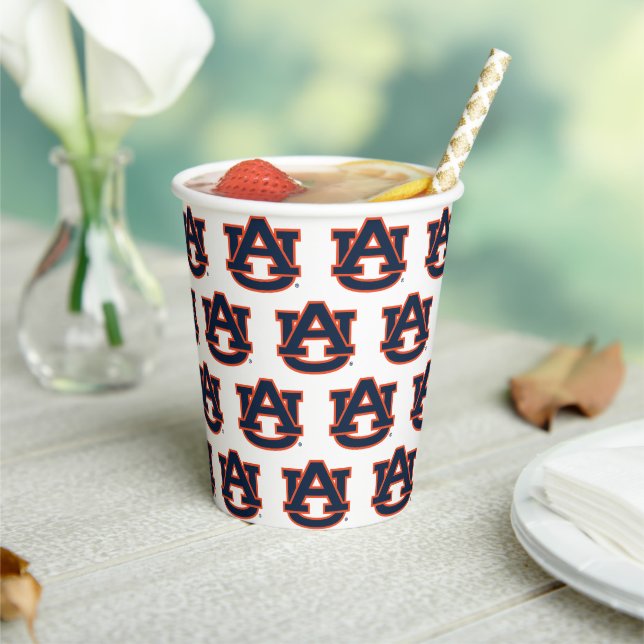 Gobelets En Papier Université d'Auburn | Auburn UA Logo (Insitu)
